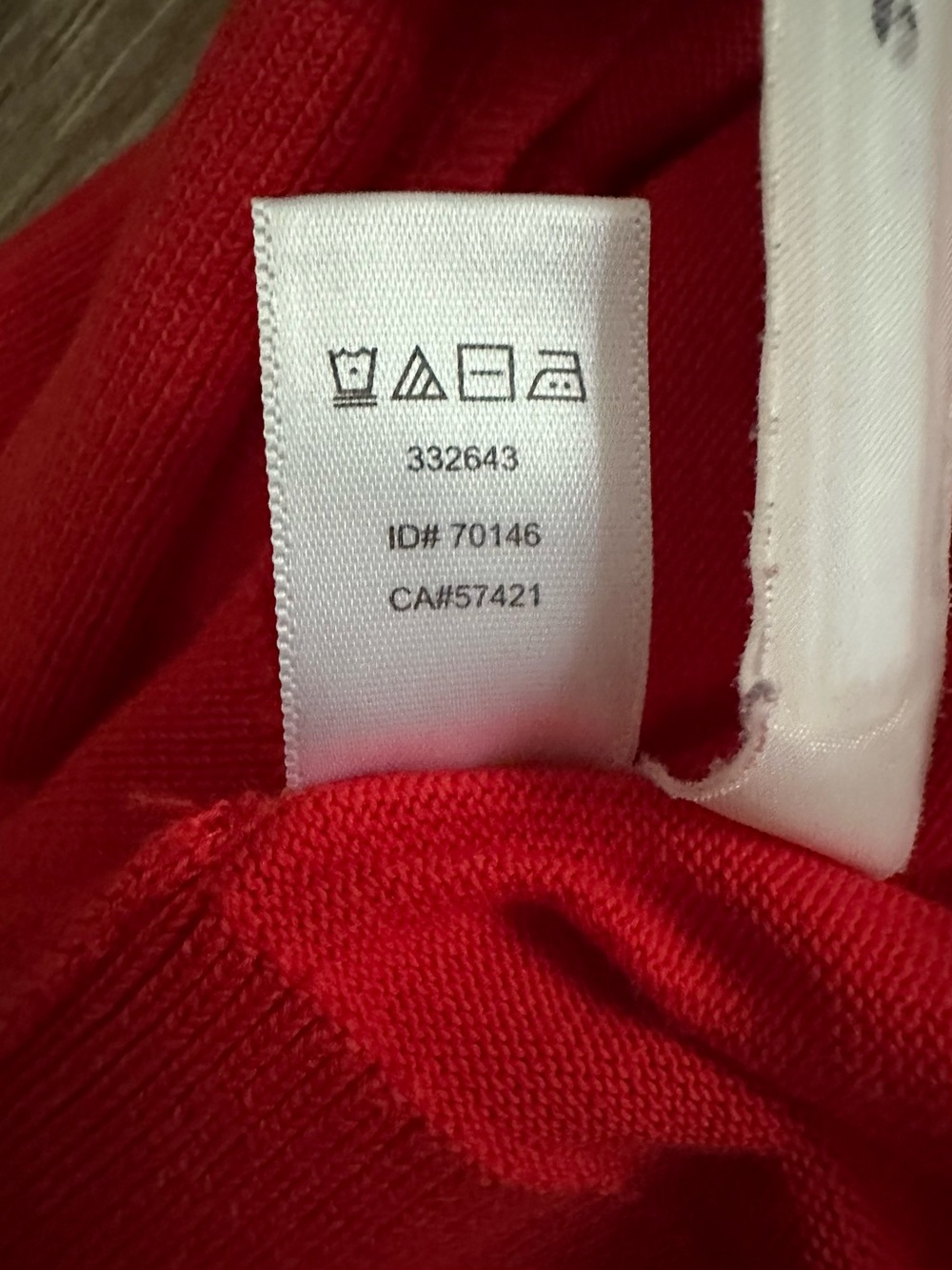 LOFT Bright Red Lightweight V-Neck Cardigan, Size Large - Picture 6 of 6